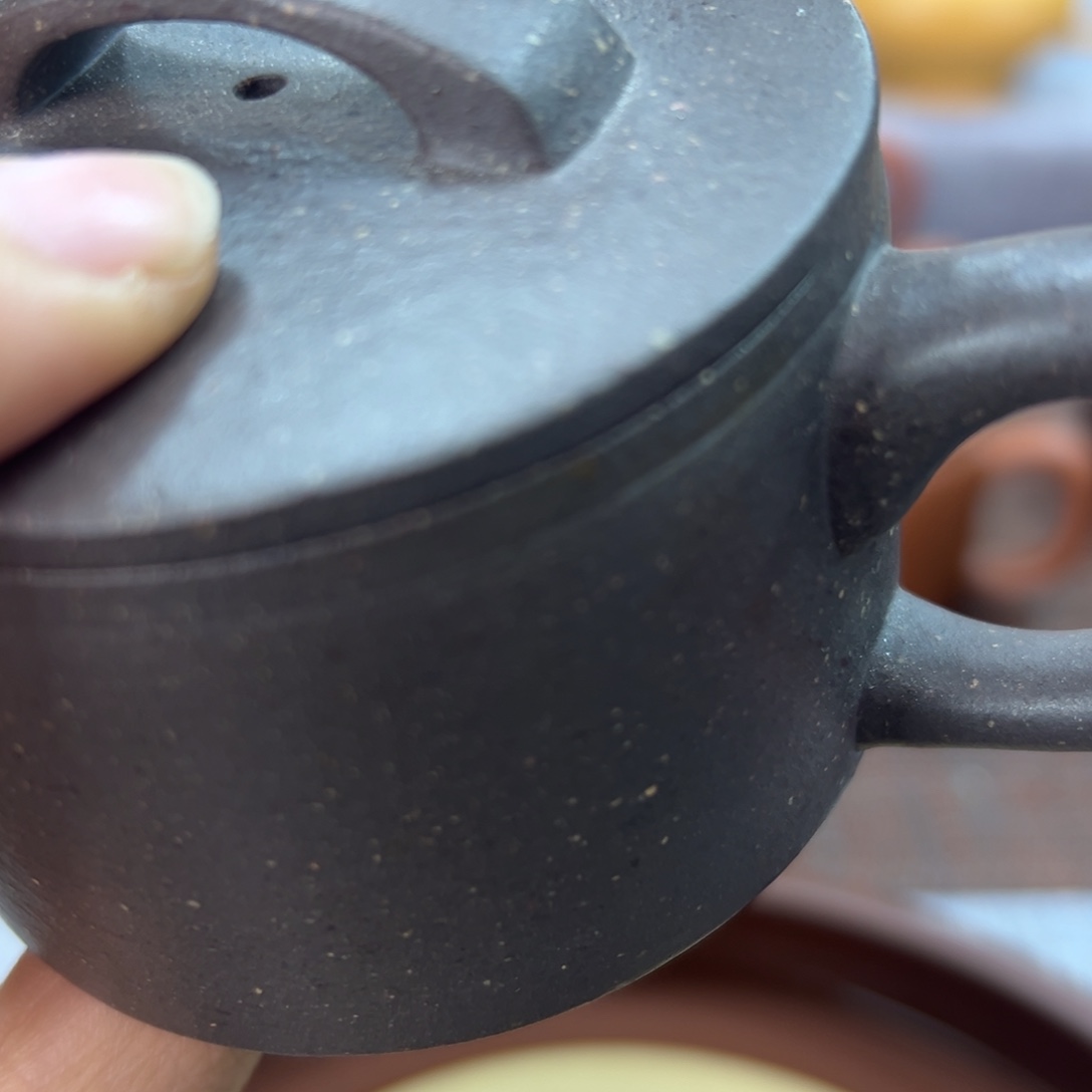 紫砂茶壶生天青封釉