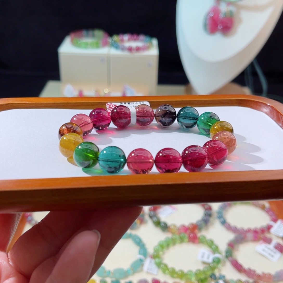 碧玺手串未镶嵌手串