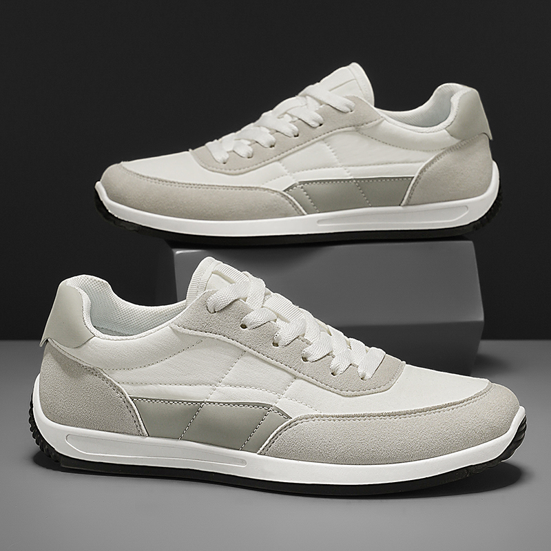 透气技术增高休闲健步夏季布鞋鞋子软底系带跑步鞋CM602