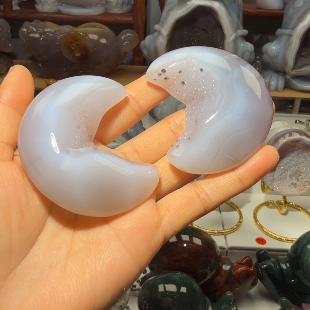 玛瑙/玉髓未镶嵌摆件