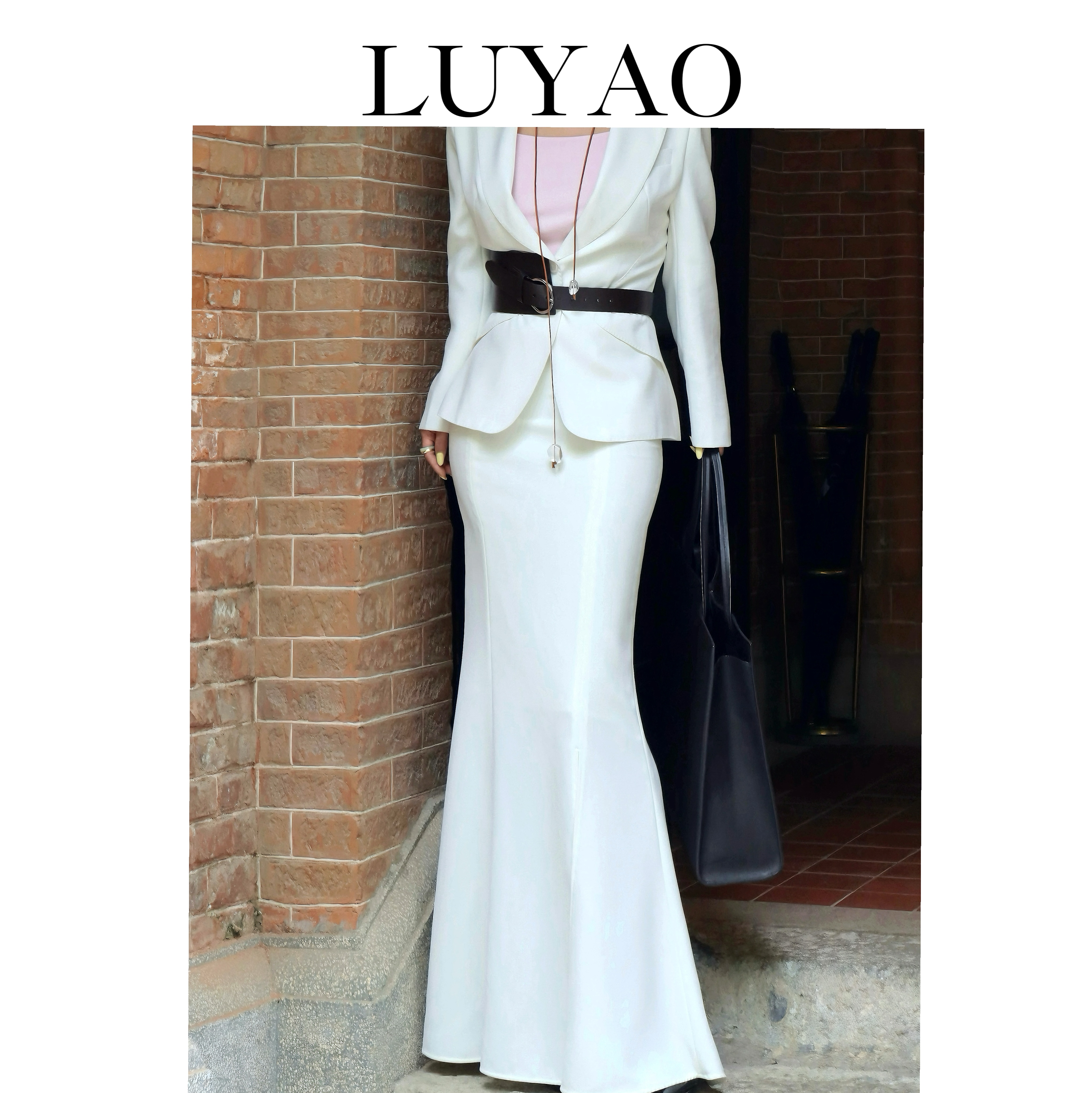 【LUYAO.录垚原创】“赫本时代”-意大利重磅醋酸鱼尾裙