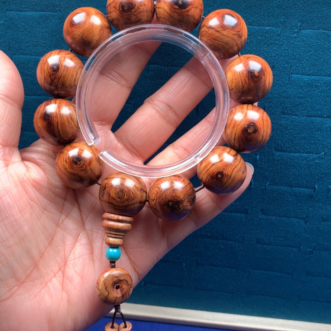 黄花梨/降香黄檀手串/手链山**?2.0海南黄花梨天眼纹