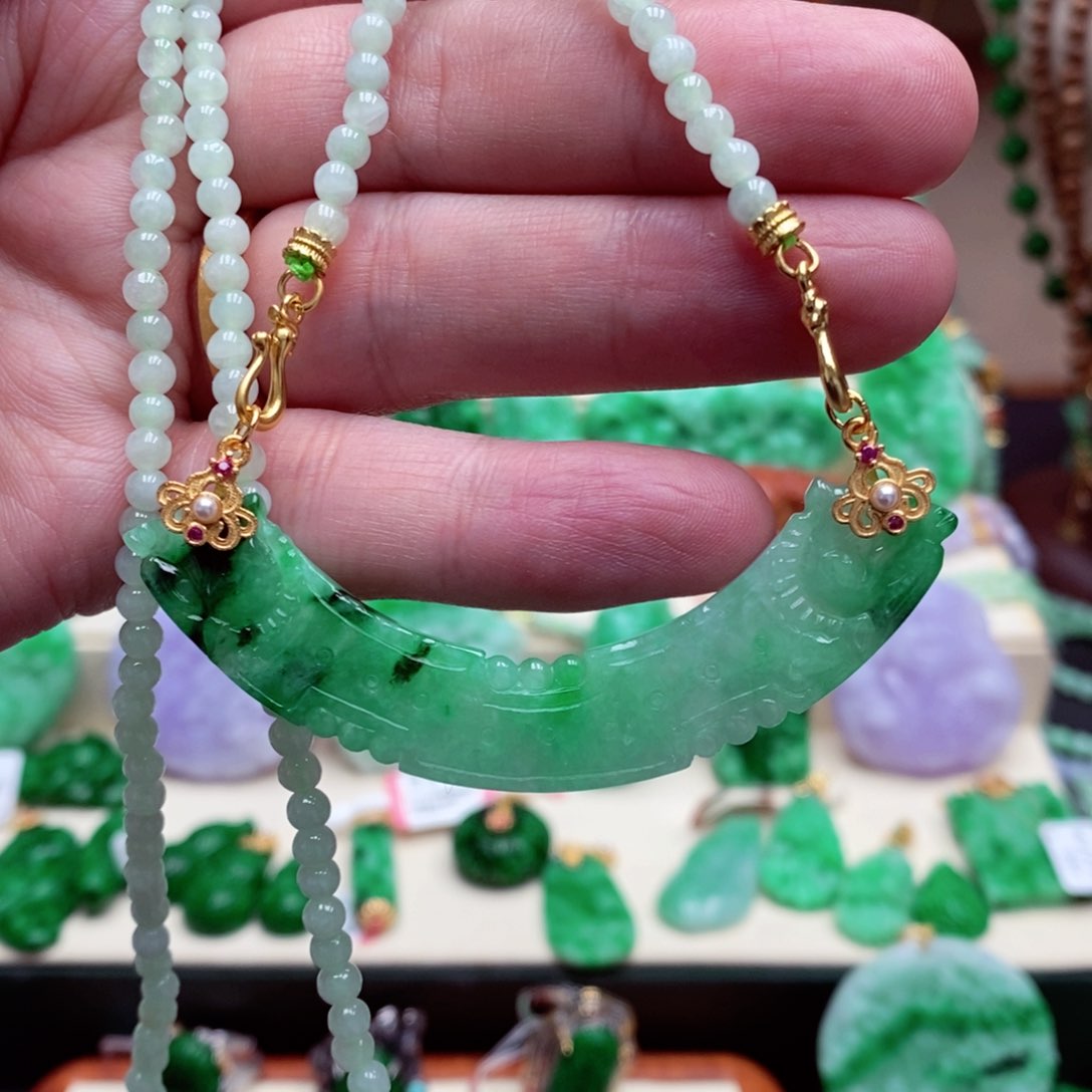 颈饰未镶嵌翡翠翡翠吊坠