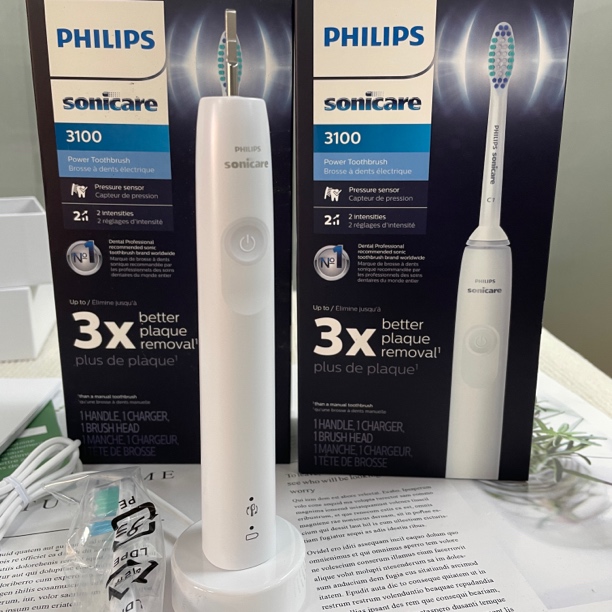 准新品 Philips/飞利浦 Sonicare3100系列声波电动牙刷去除牙菌斑