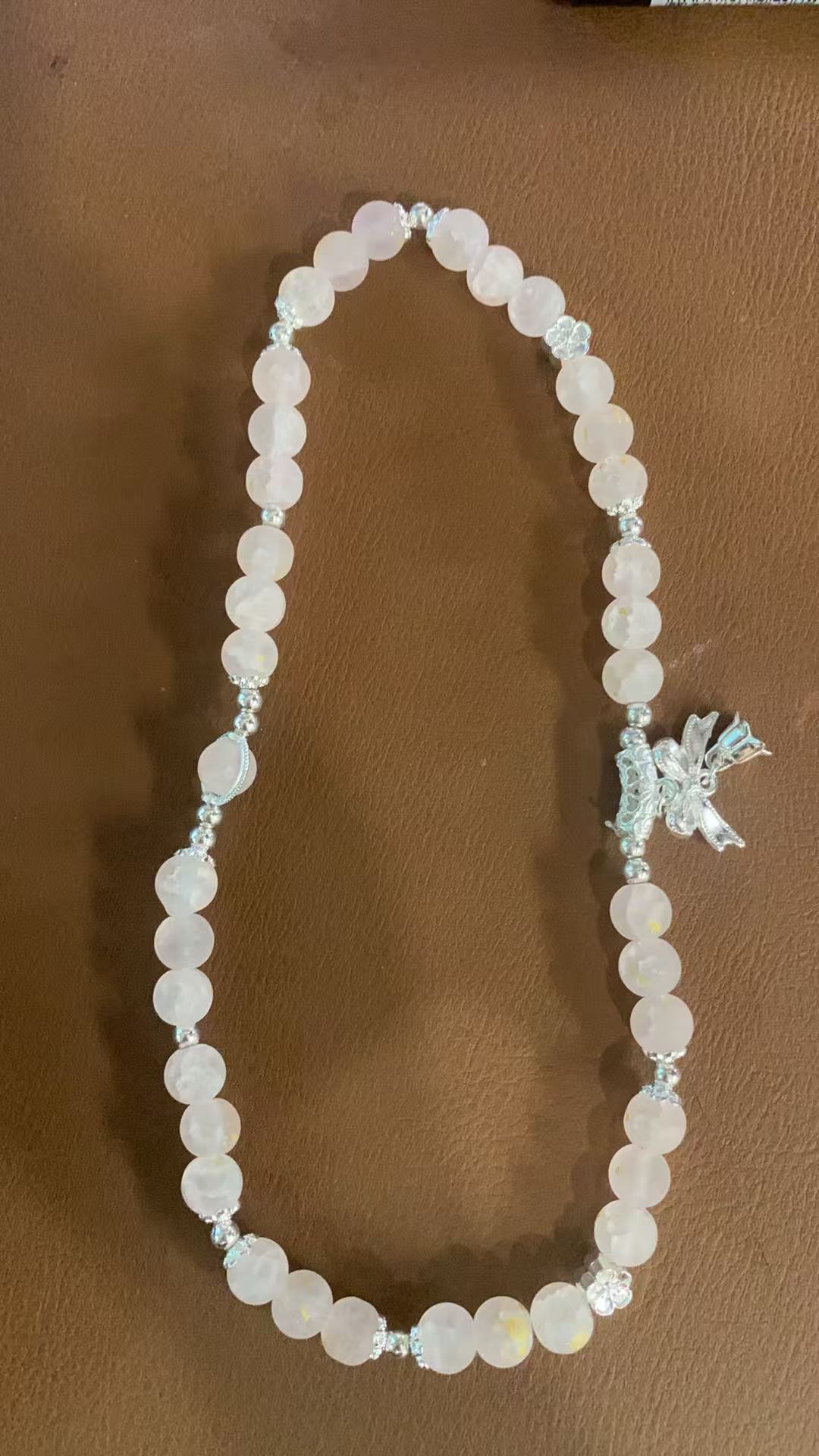 铁合金手链 E021时尚水晶粉手链111