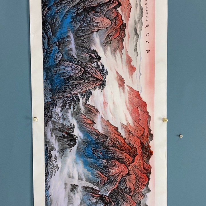国画刘赐军。          