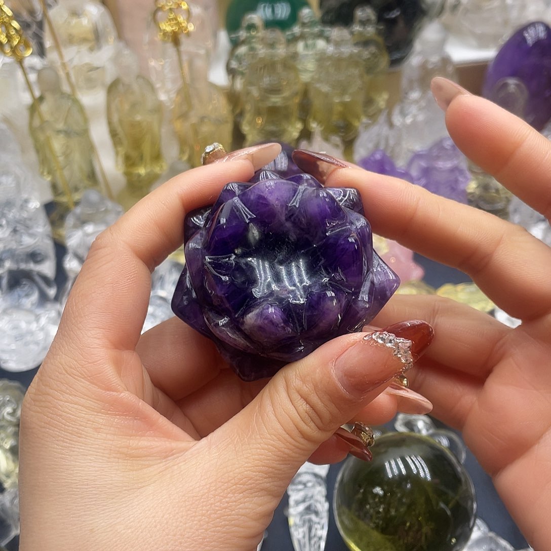 水晶未镶嵌珠宝半成品