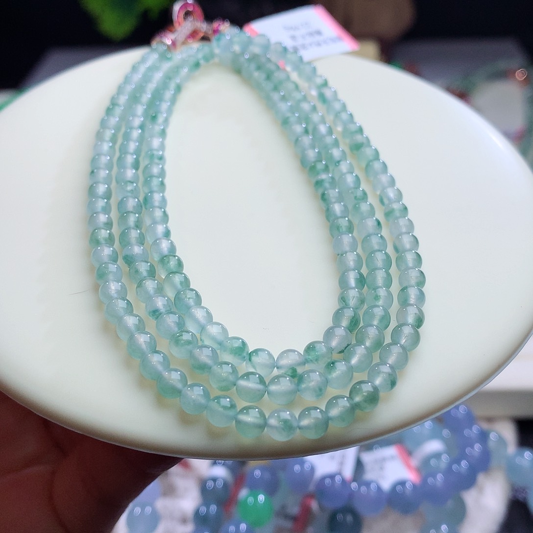 项链未镶嵌翡翠卡4.3mm