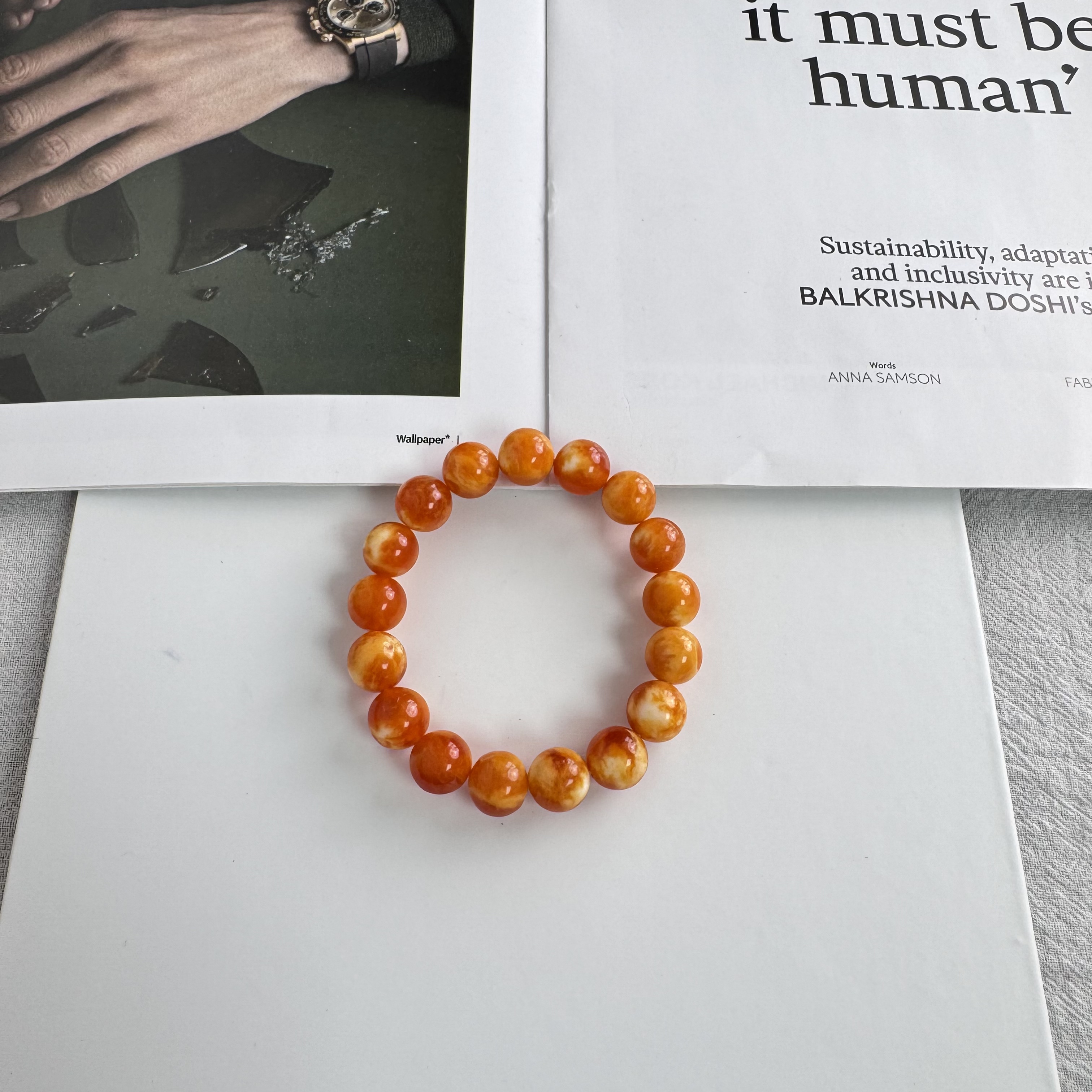 高定珠宝蜜蜡手链12+ZX3076S