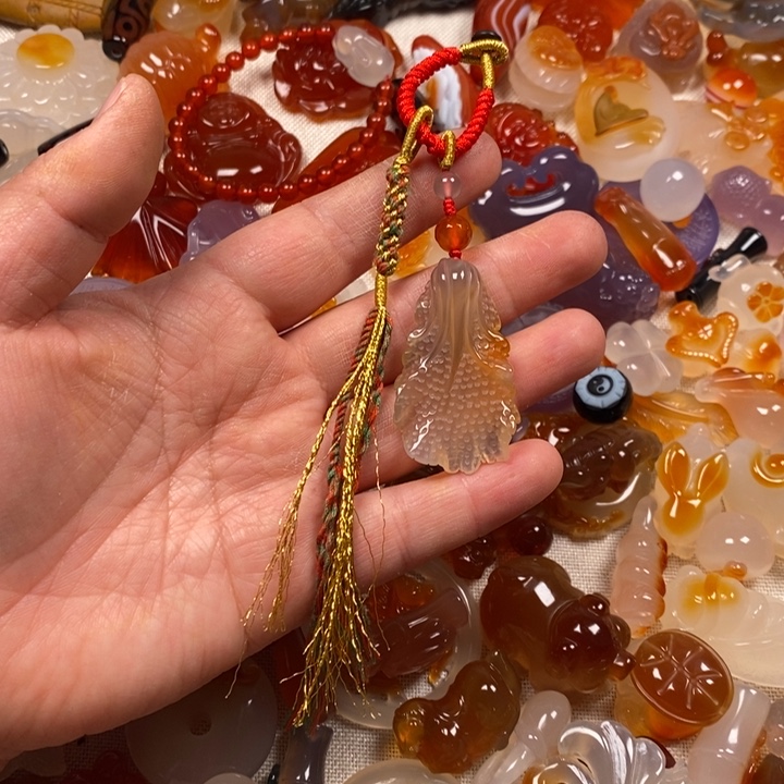 玛瑙/玉髓未镶嵌颈饰