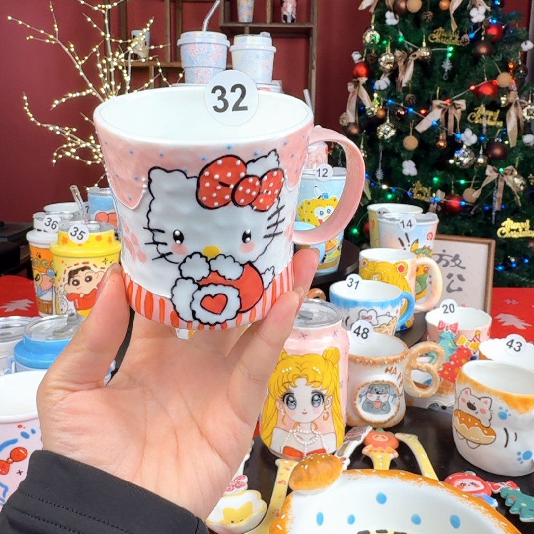 陶景德镇手绘高温釉下彩