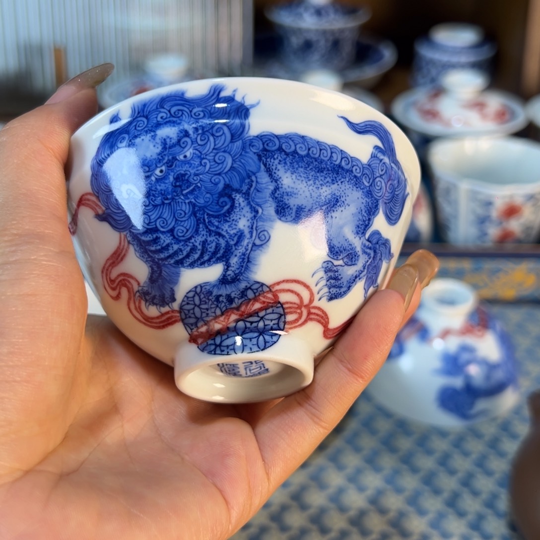 摆件景德镇茶器百宝箱