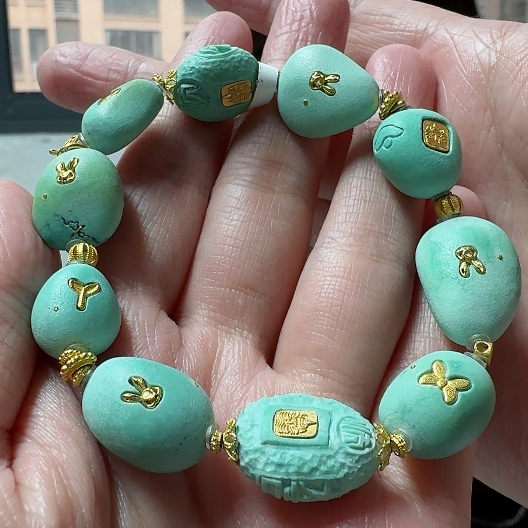 绿松石珠宝奇石未镶嵌