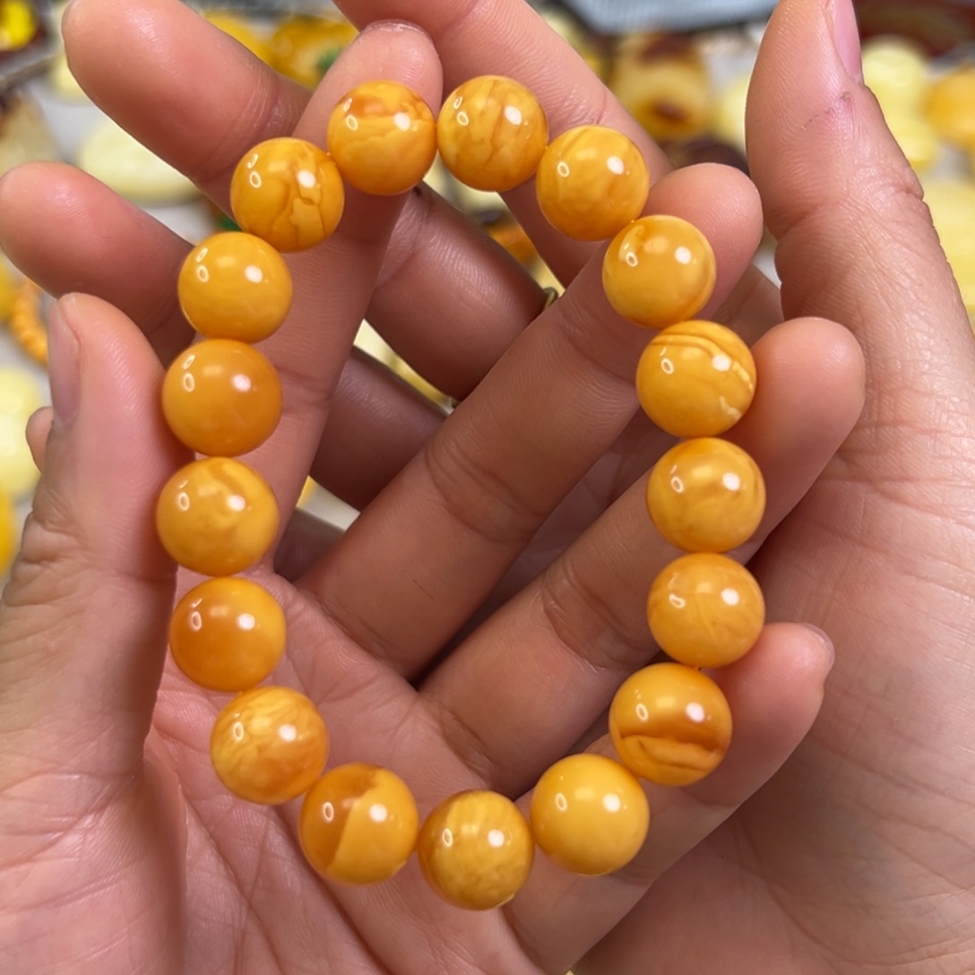 蜜蜡裸石未镶嵌蜜蜡