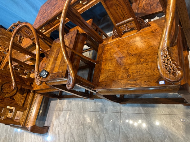 7螺穗木艺一物一拍皇宫椅三件套