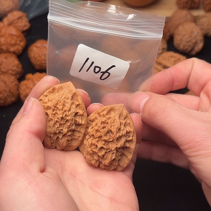 把件文玩核桃40 尺   大官帽   1106