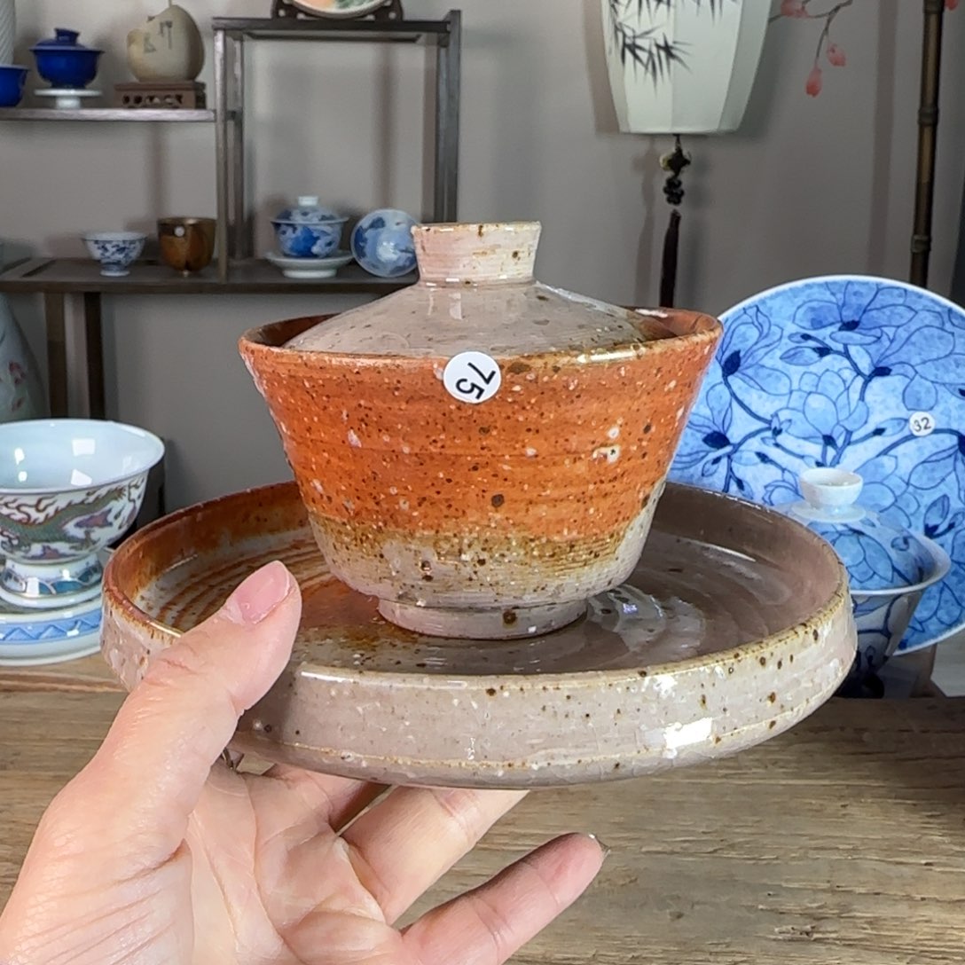 杯景德镇陶瓷柴烧多人