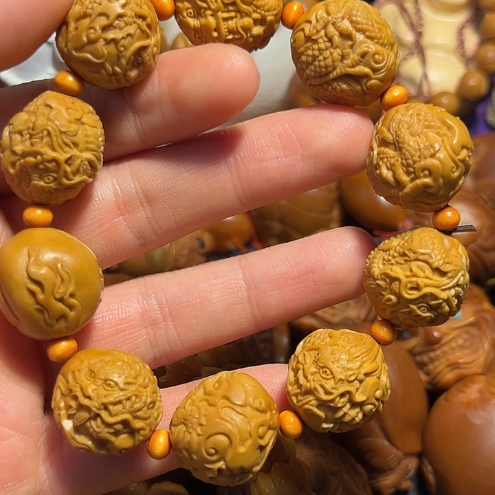 橄榄核手串/手链九龙