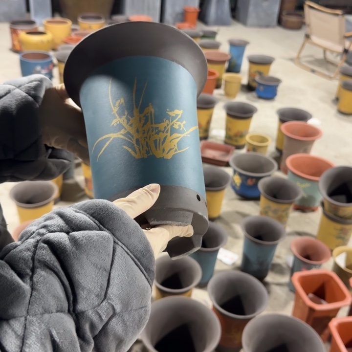 紫砂花盆紫砂花盆口径18:23