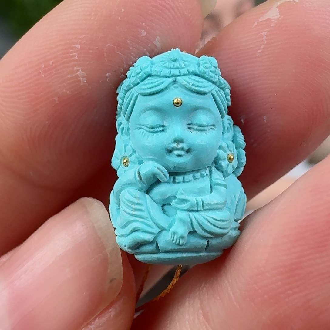 绿松石珠宝奇石未镶嵌