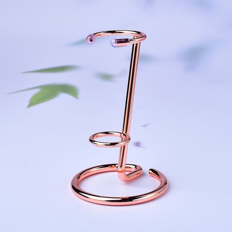 首饰展示架 支架能量石六角柱水晶塔魔法棒家居铁艺展示架家用