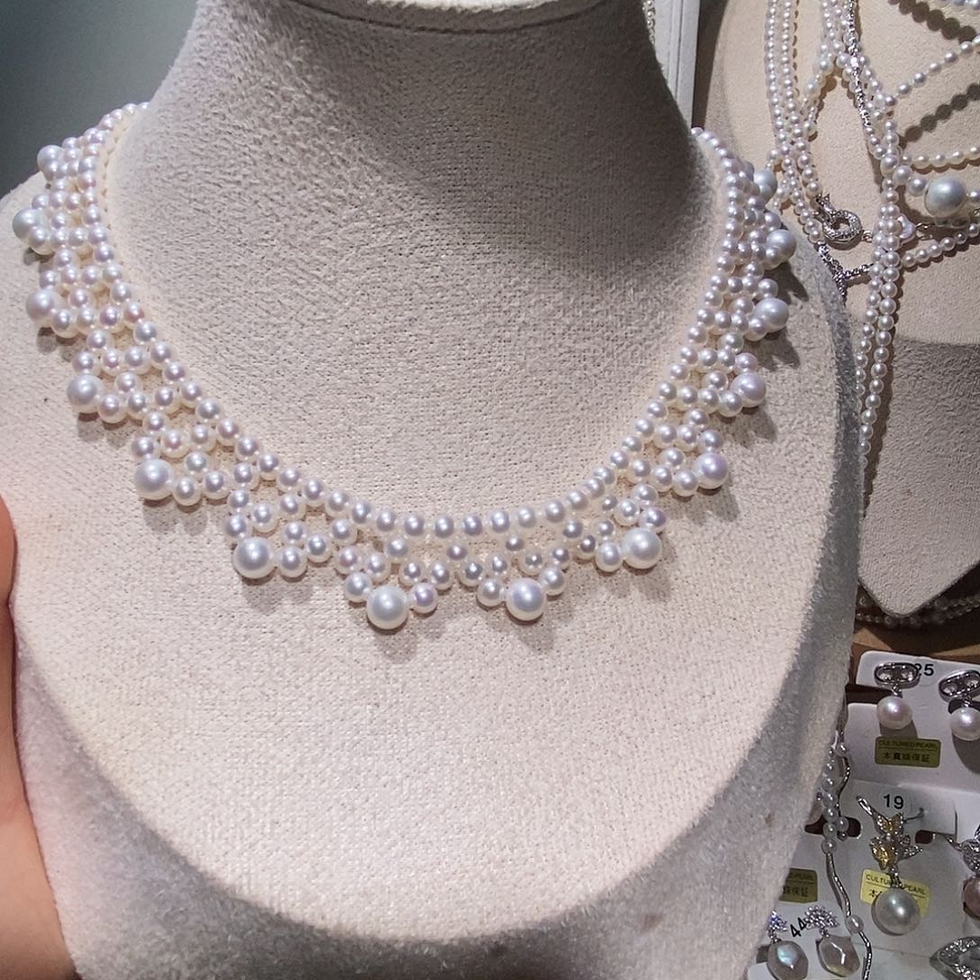 非金属无暇编织设计炫彩项链