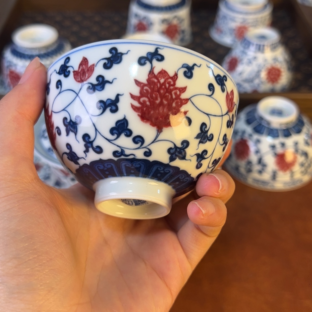 摆件景德镇陶瓷茶器百宝箱