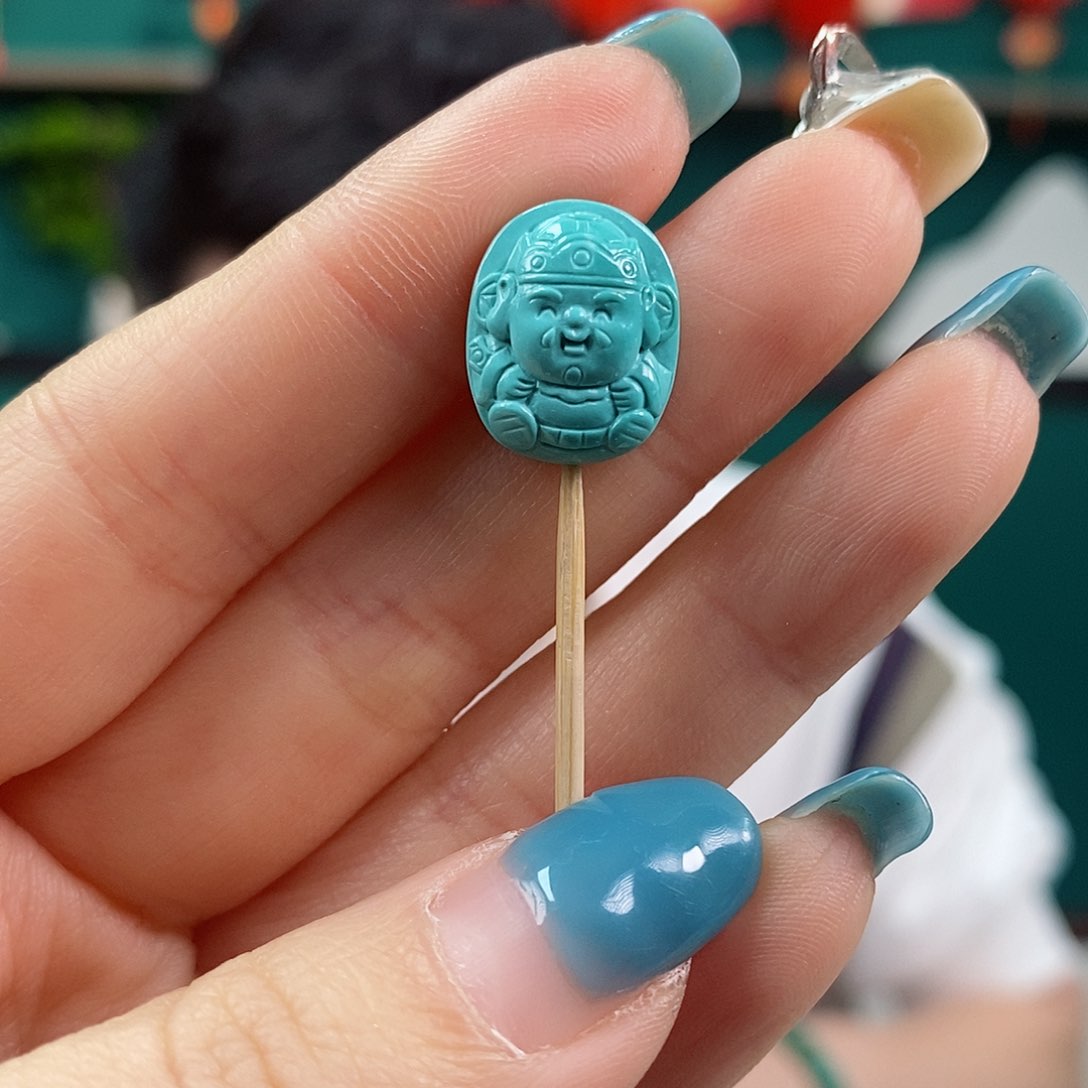 绿松石珠宝奇石未镶嵌