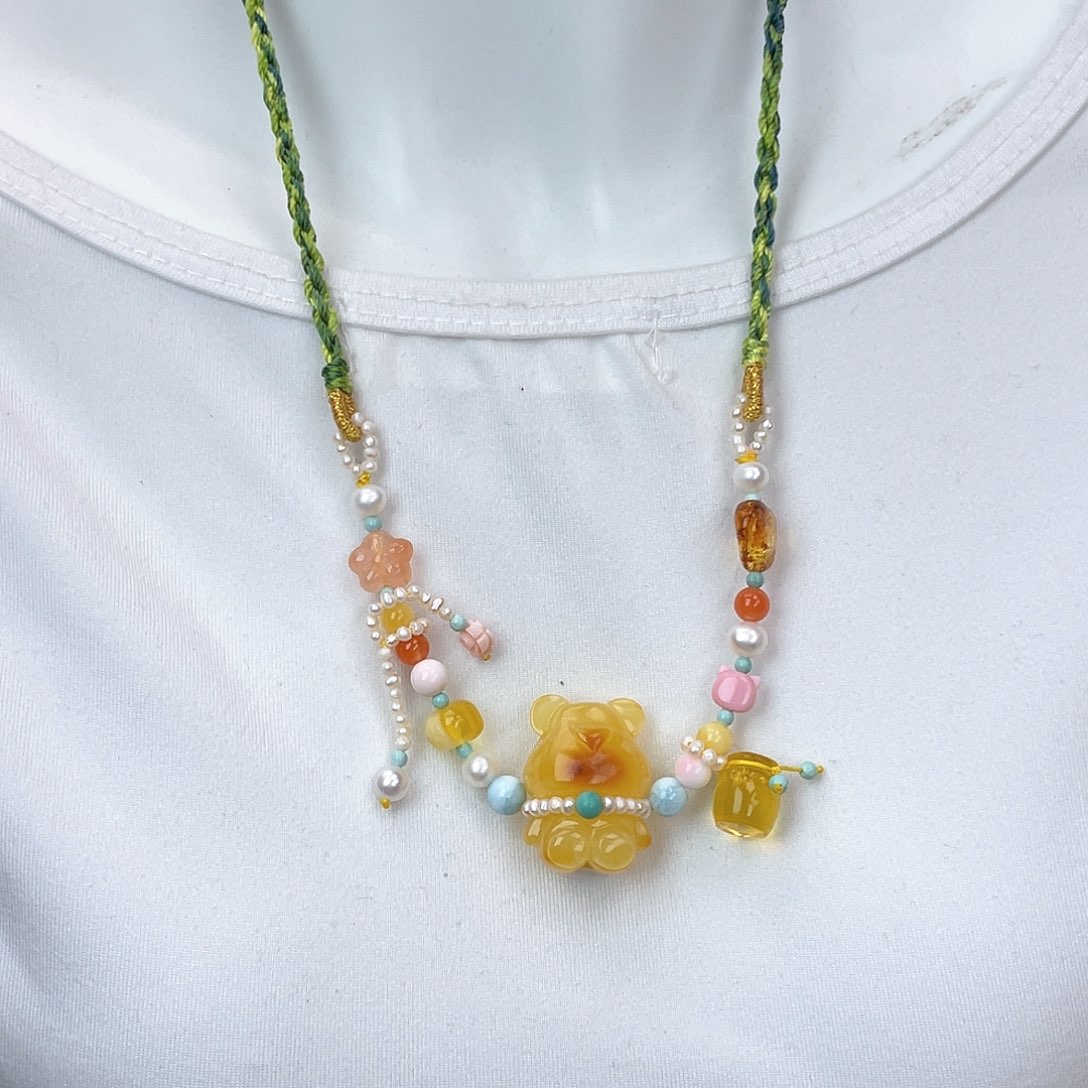 琥珀裸石未镶嵌蜜蜡