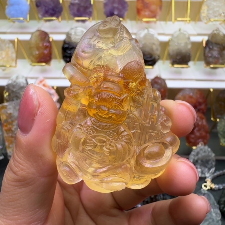 水晶颈饰未镶嵌九尾狐