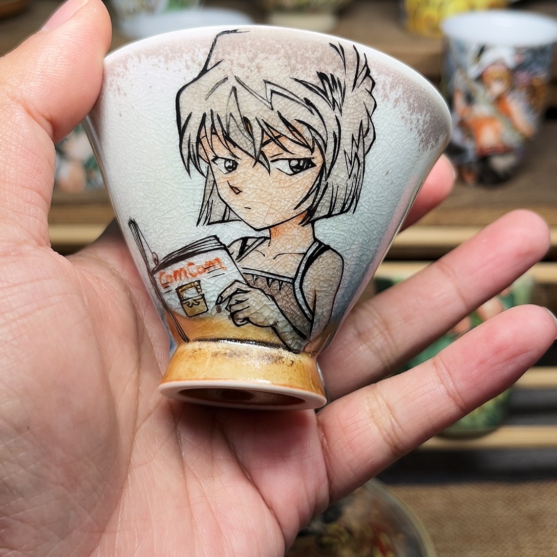 景德镇陶瓷手绘主人杯