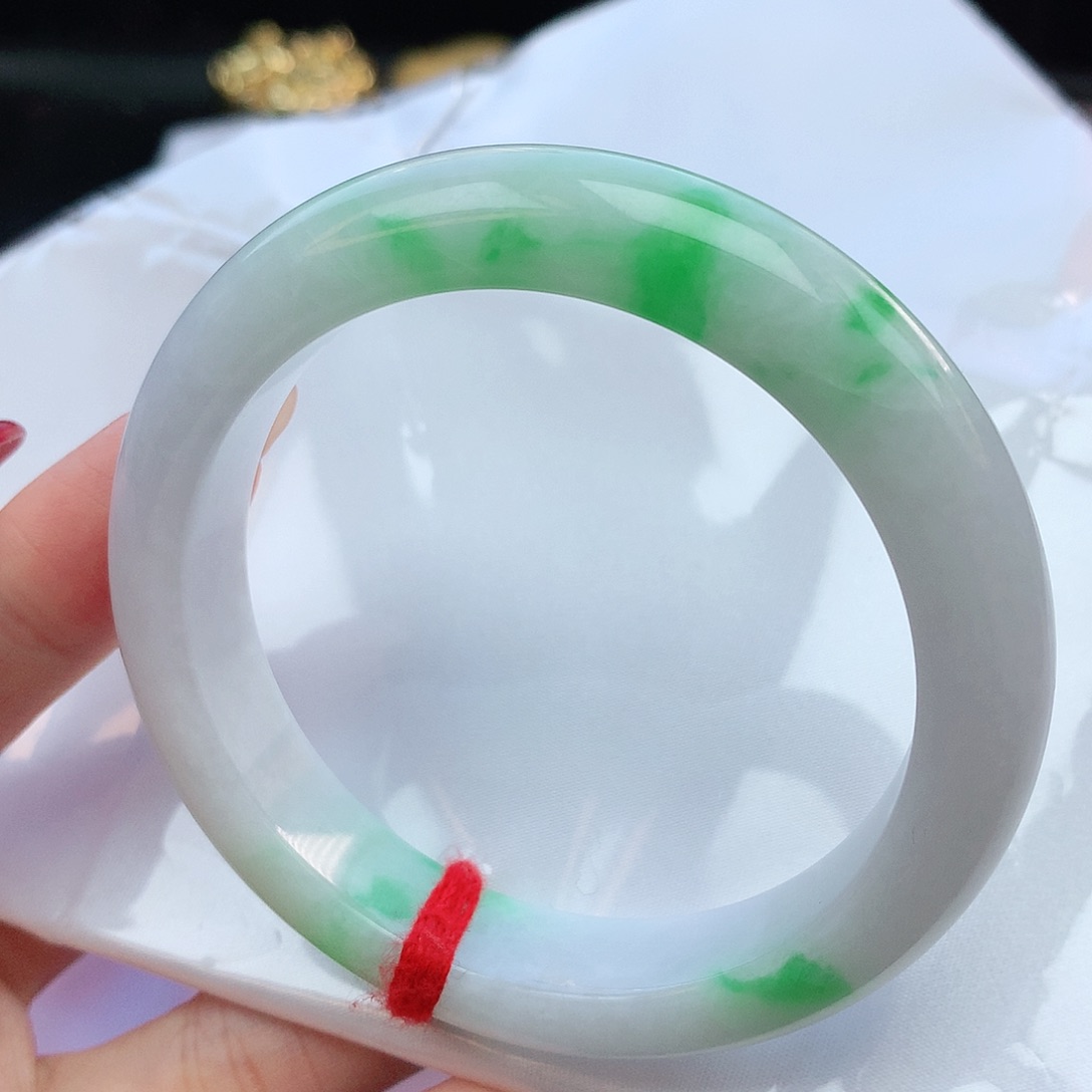 翡翠手镯未镶嵌58圈口882449