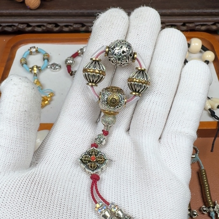 平***生铜合金云纹三通套