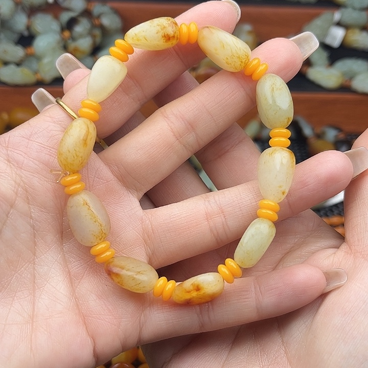 和田玉手链未镶嵌