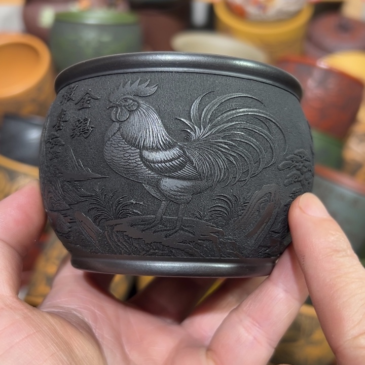 茶杯紫砂宜兴紫砂主人杯