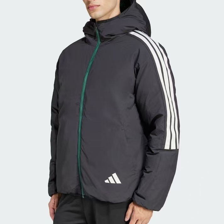 【玖伍AD专享】阿迪达斯拒水防风温暖双面连帽羽绒服JM4624