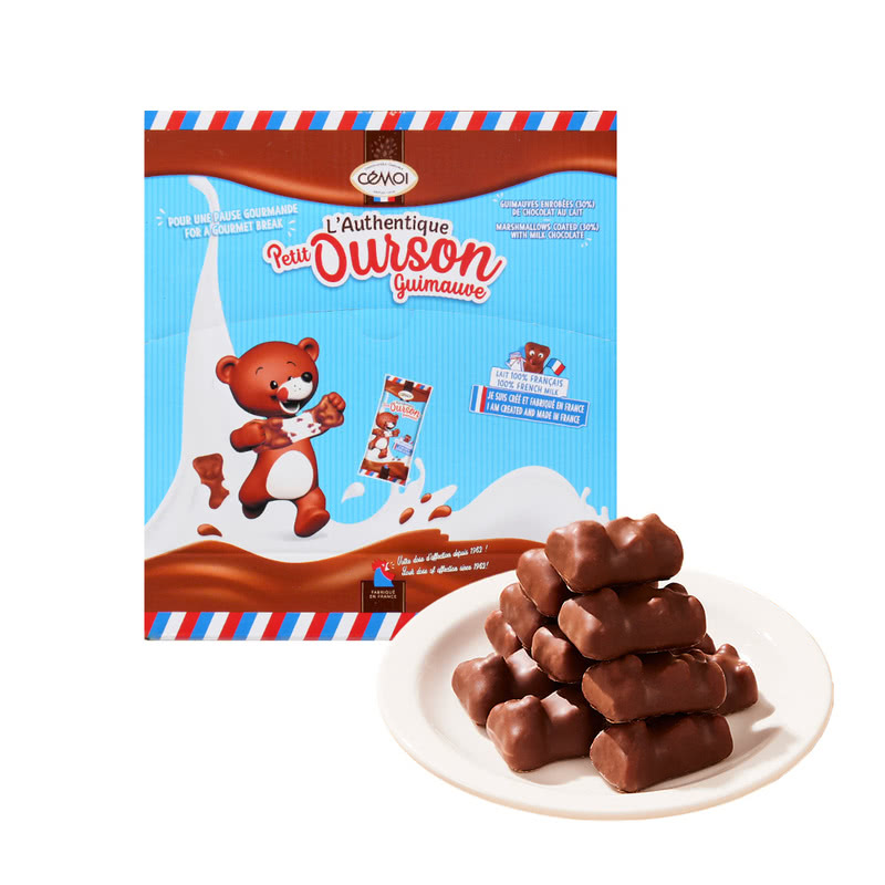 赛梦 小熊棉花糖巧克力 598g