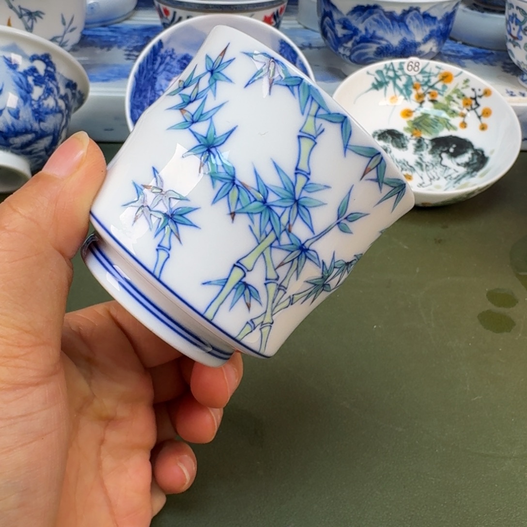 陶景德镇纯手绘茶具圆圆213