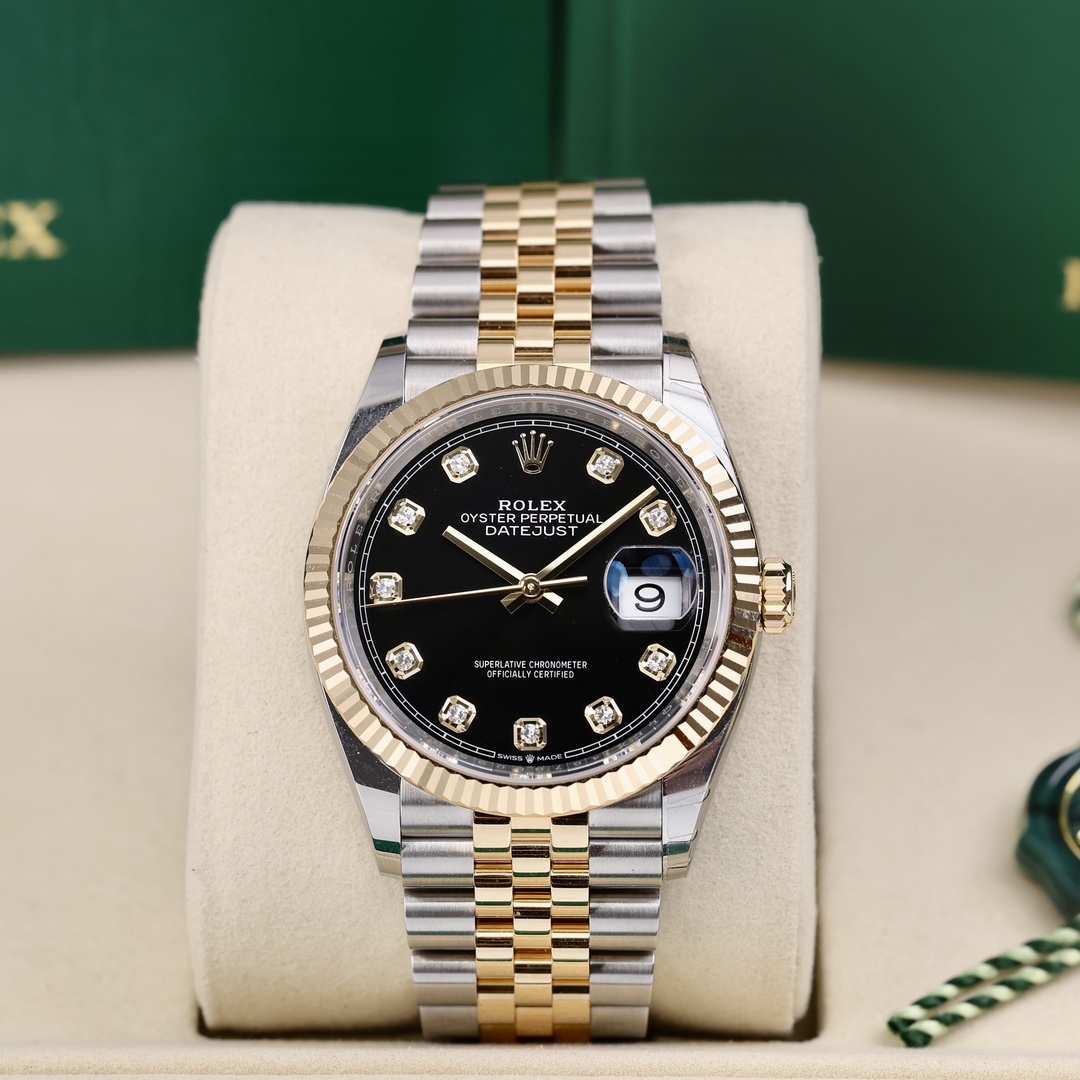99新 Rolex/劳力士 126233 狗牙圈五珠带 钻刻 2025年5月保卡