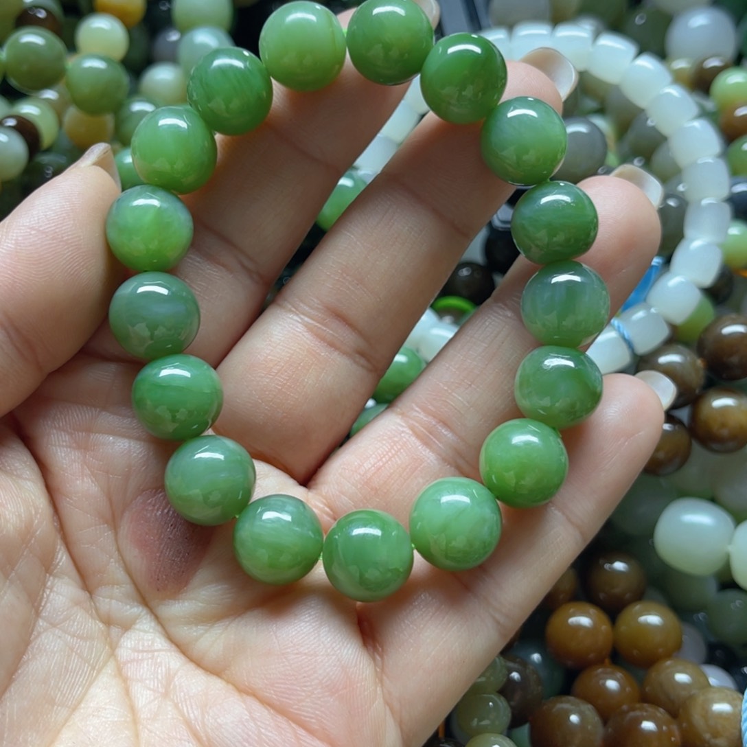 和田玉手链未镶嵌