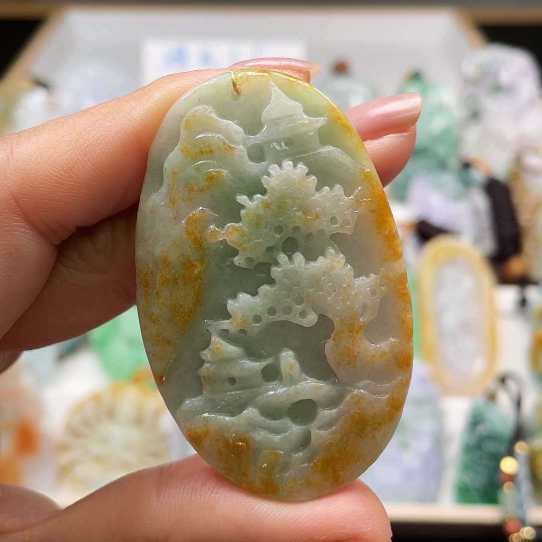 翡翠吊坠(不含链)未镶嵌