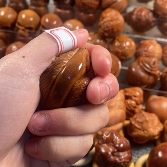 橄榄核吊坠馒头花苞