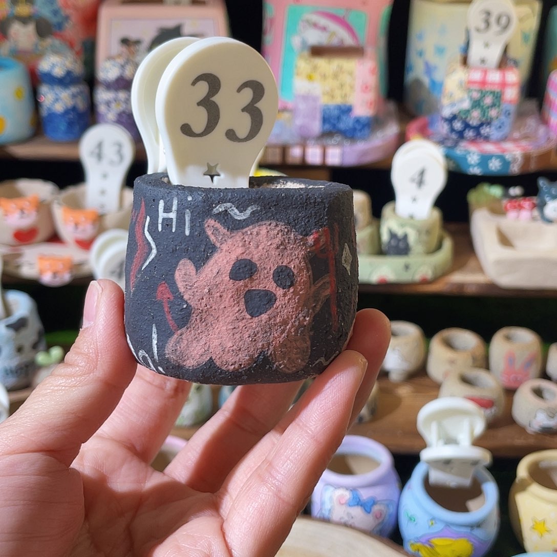 红陶33…..手工手绘