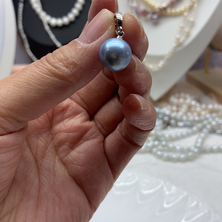 淡水珍珠吊坠(不含链)合金