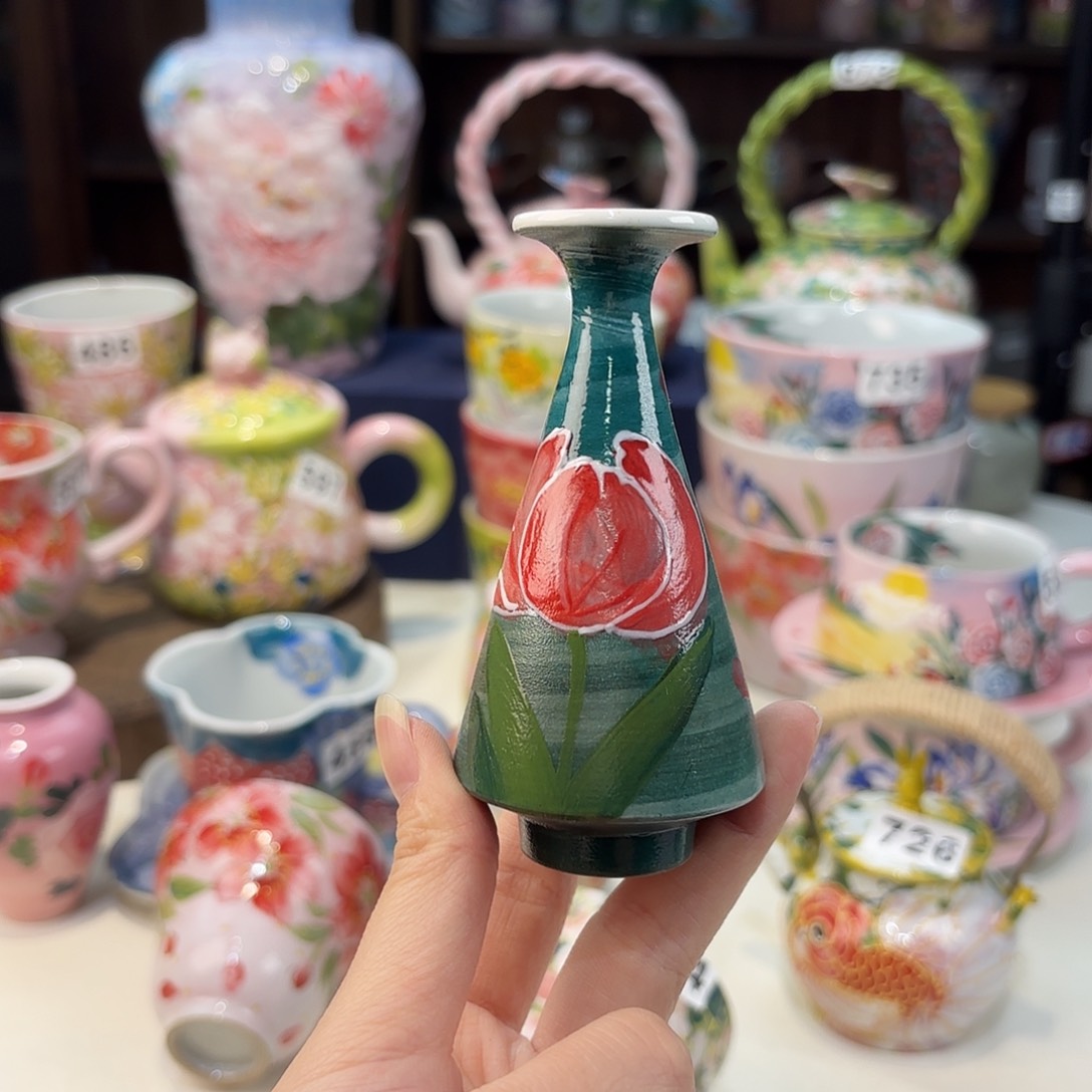 瓷片景德镇手绘高温釉下彩陶瓷茶具