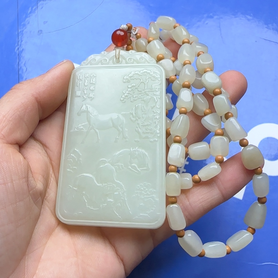 和田玉挂件未镶嵌