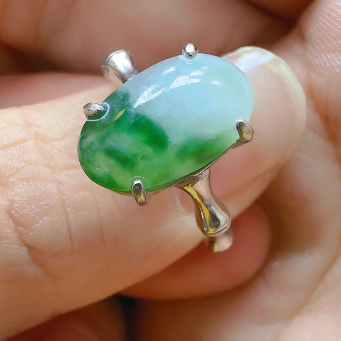 翡翠戒指未镶嵌翡翠100