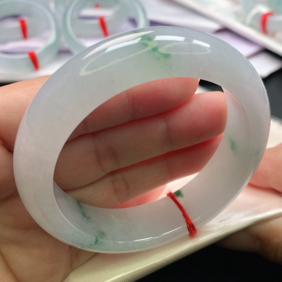 翡翠手镯未镶嵌缅甸54.55