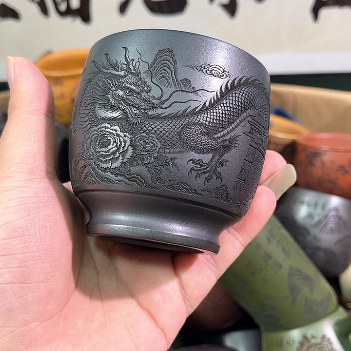 茶杯紫砂全手工紫砂主人杯