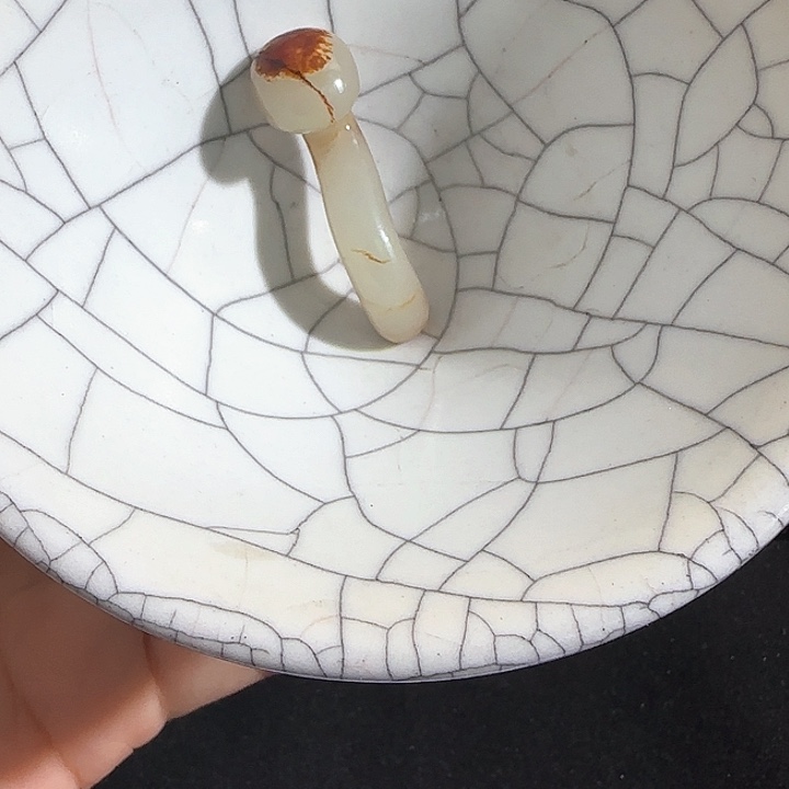 瓷片摆件恭喜发财工艺结缘33